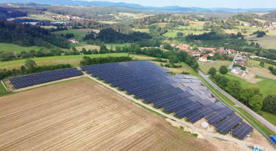Solar park Grüb - Langberg PVA 1 and 2